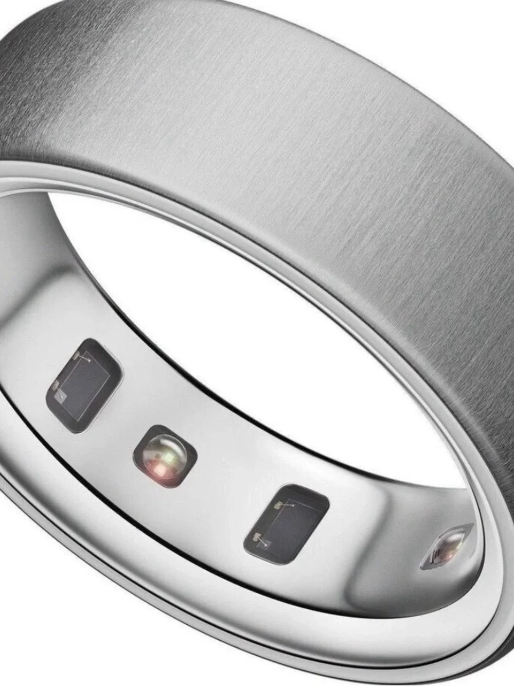 Oura Ring 4 Brushed Silver Smart Sleep & Activity Ring